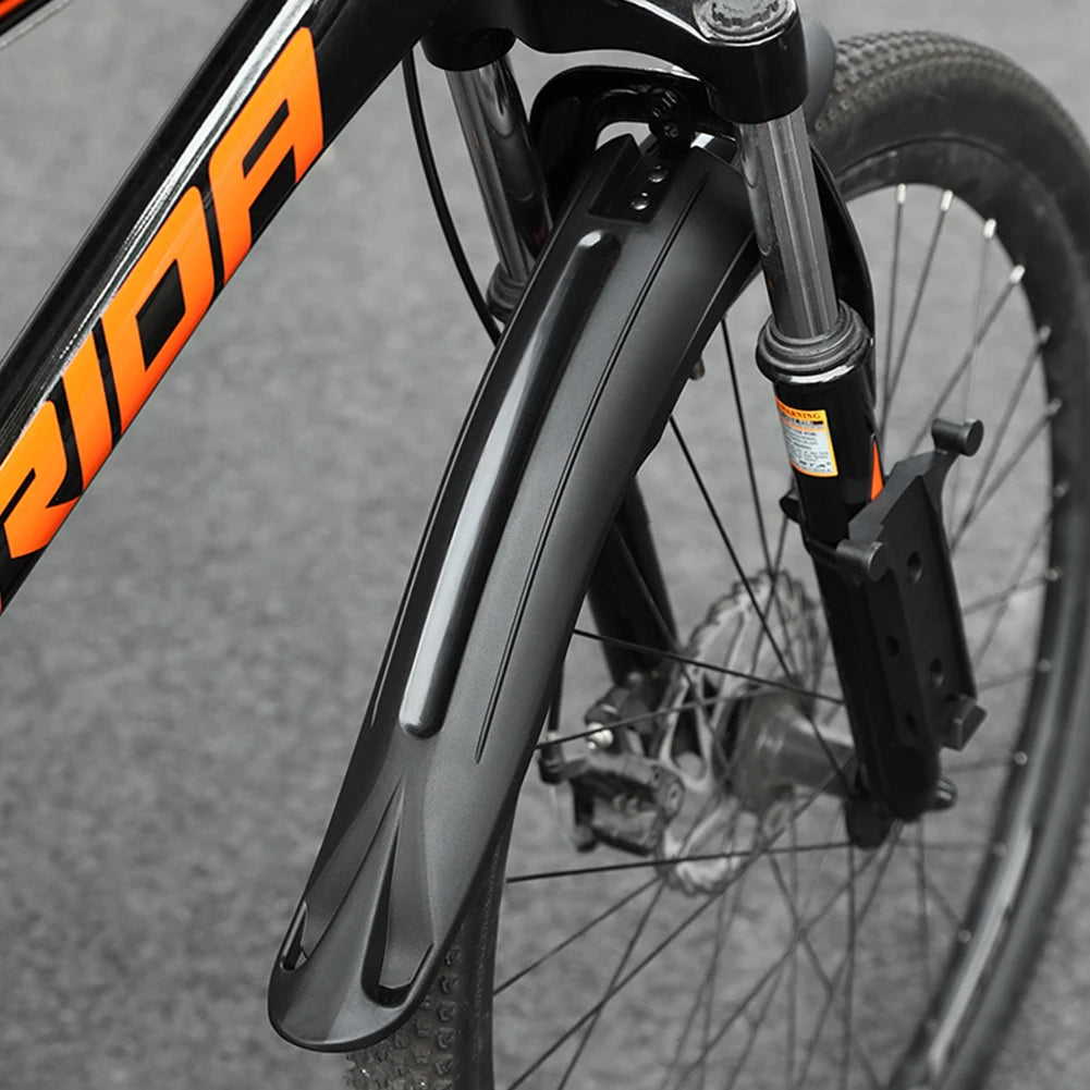 2pcs Bicycle Fender PP Soft Plastic For MTB 26-29inch Universal Mudguard Widen Mud Protector Bike Splash Protection Accessory Zpaxo
