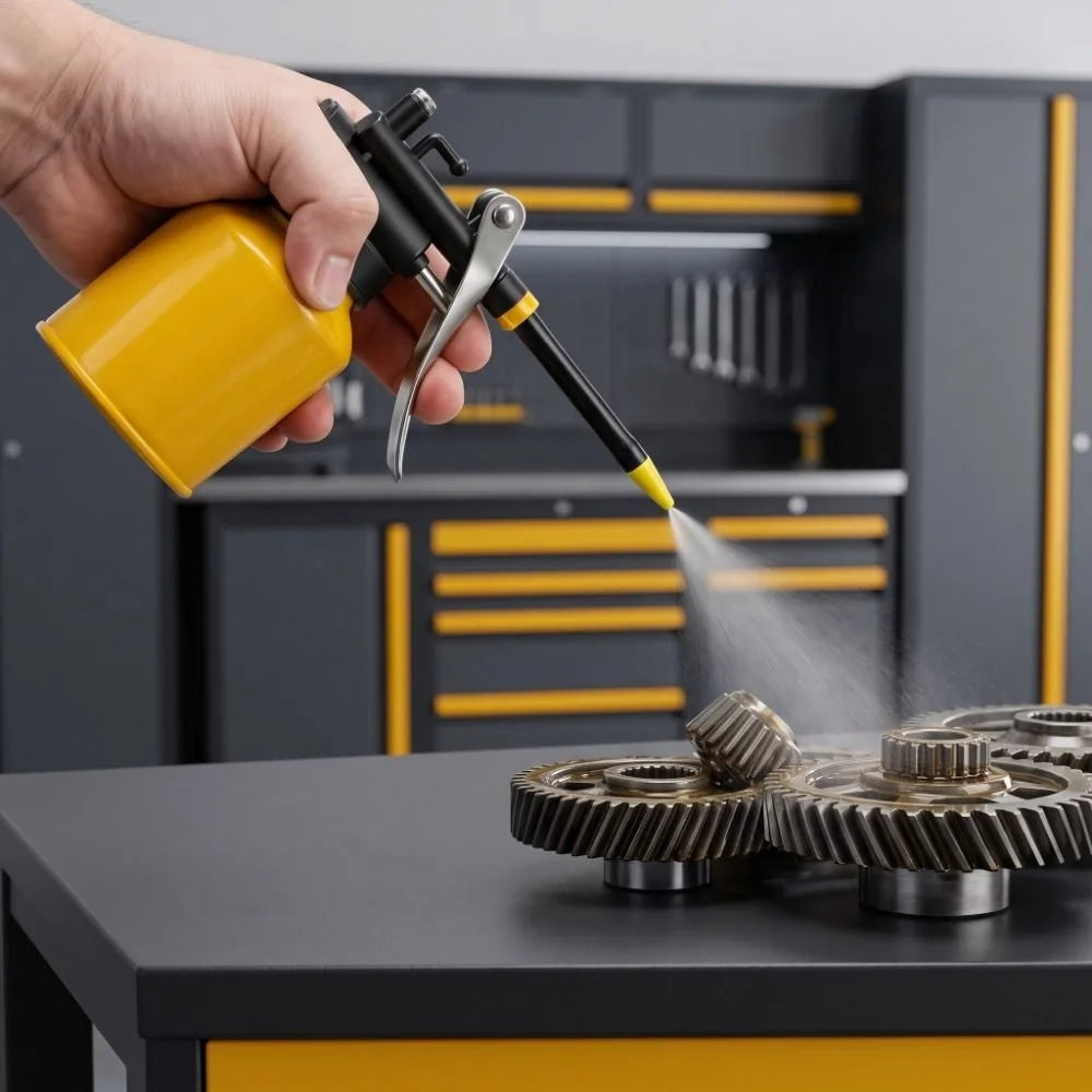 Hand Pump High Pressure Oil Can Metal Durable Oil Pot Fast Flow Rate High Flow Rate Grease Lubrication Tool Zpaxo