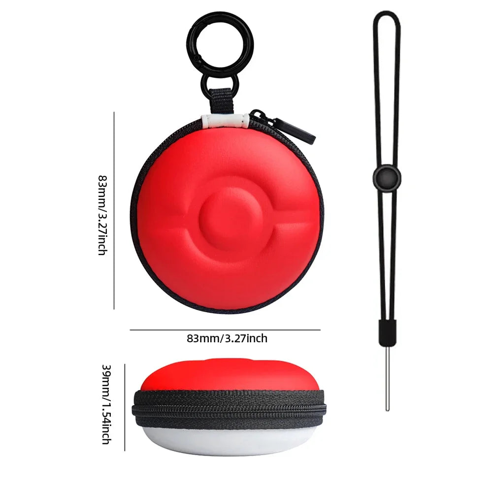 Storage Case EVA Protective Hand Strap Zipper Closure Shockproof Pok Zpaxo