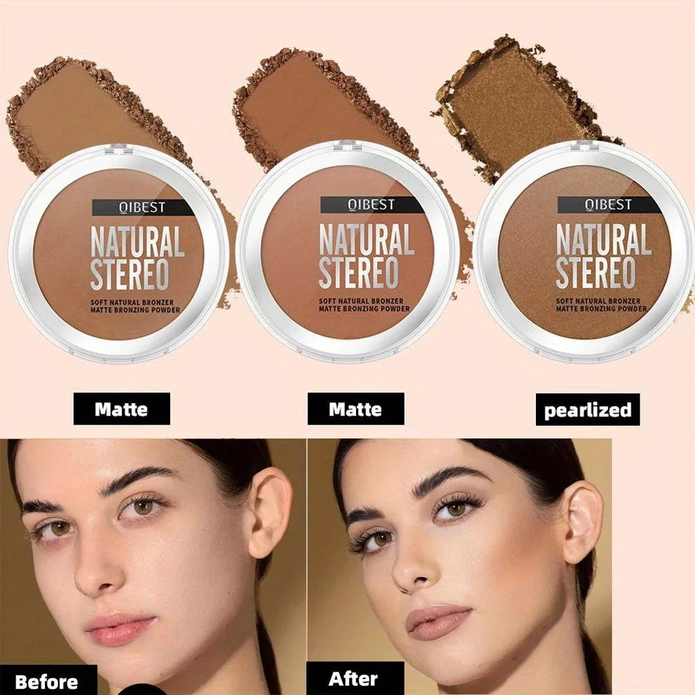 Matte Contouring Powder Nose Side Shadow Powder Face Highlighter Bronzers Contour Makeup Palette Illuminator Make-up Cosmetics Zpaxo