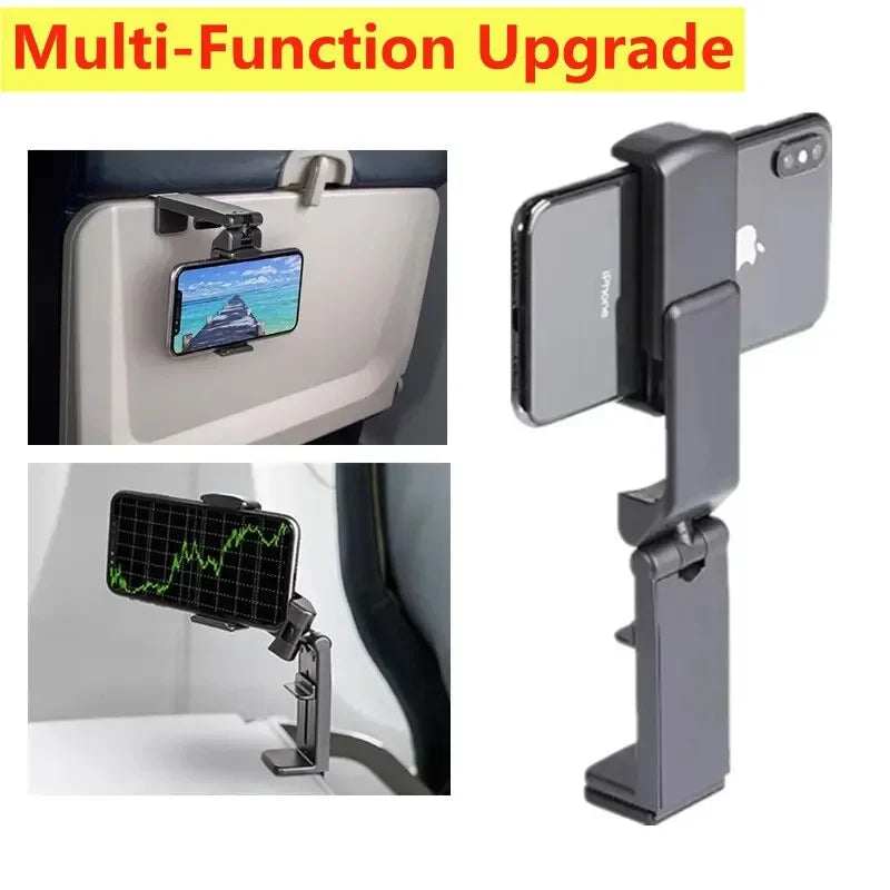 Airplane Phone Holder Stand Cell Mobile Portable Travel Mount Desk Zpaxo