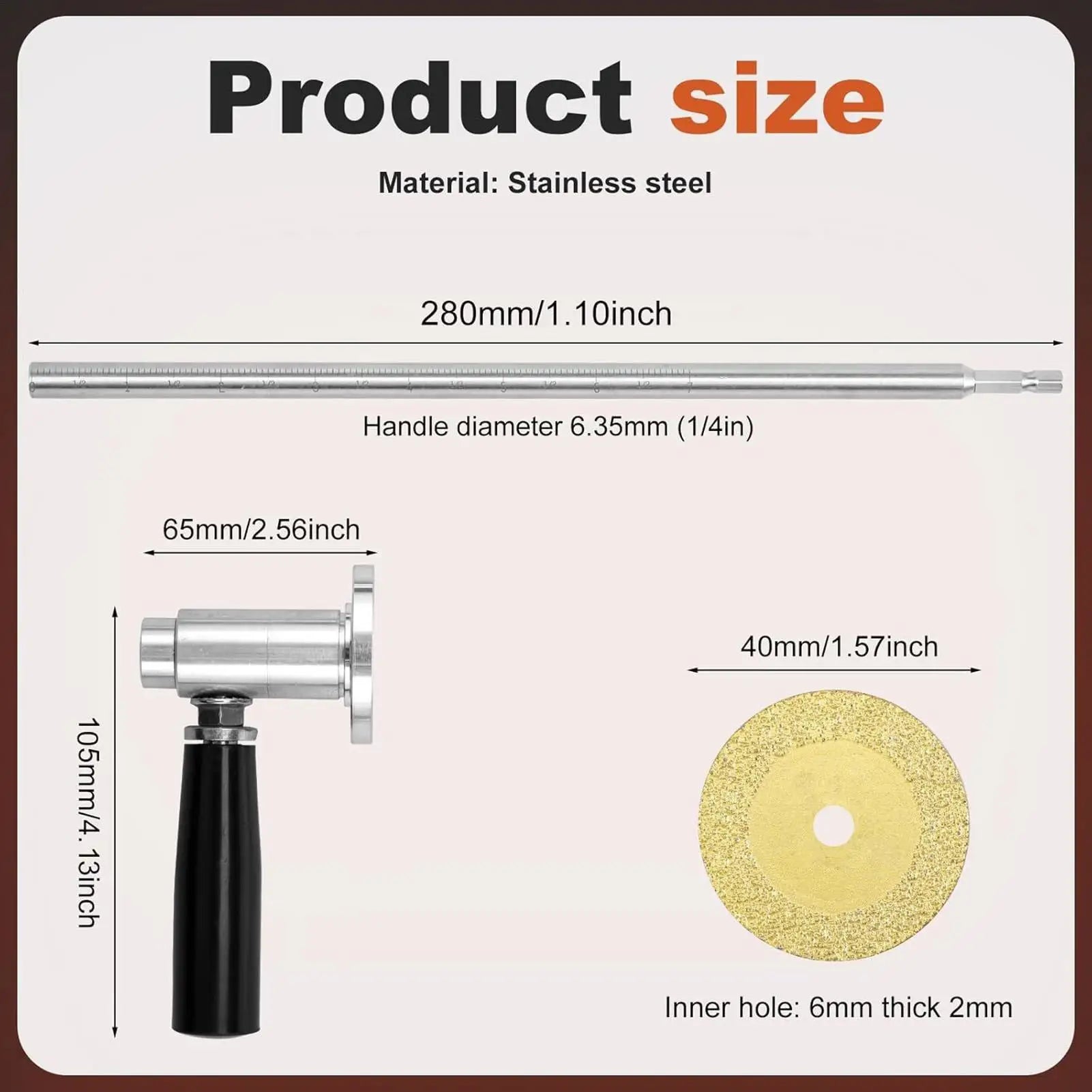 Internal PVC Pipe Cutter Adjustable PVC Pipe Inside Cutter Drill Attachment Anti-Slip Hose Cutting Tube Machine for Repair Zpaxo