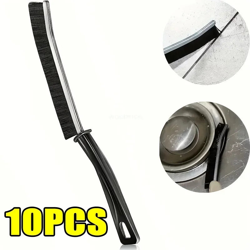 Crevice Cleaning Brush Durable Car Kitchen Tile Grout Dead End Bristle Cleaning Brush Bedroom Floor Line Cleaning Brushes Zpaxo 10PCS
