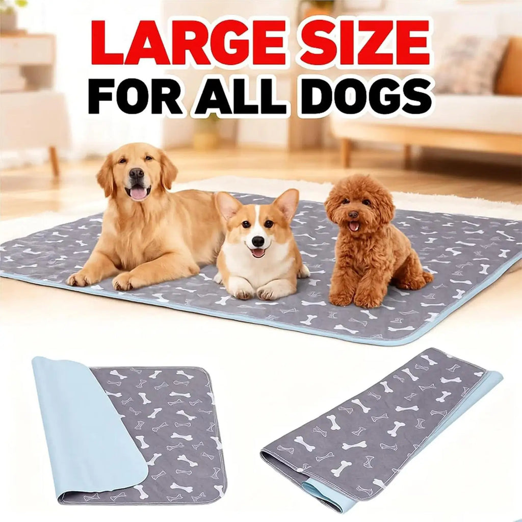 Washable Reusable Pee Pads Dogs Cats Quick Absorbent Pet Training Mat