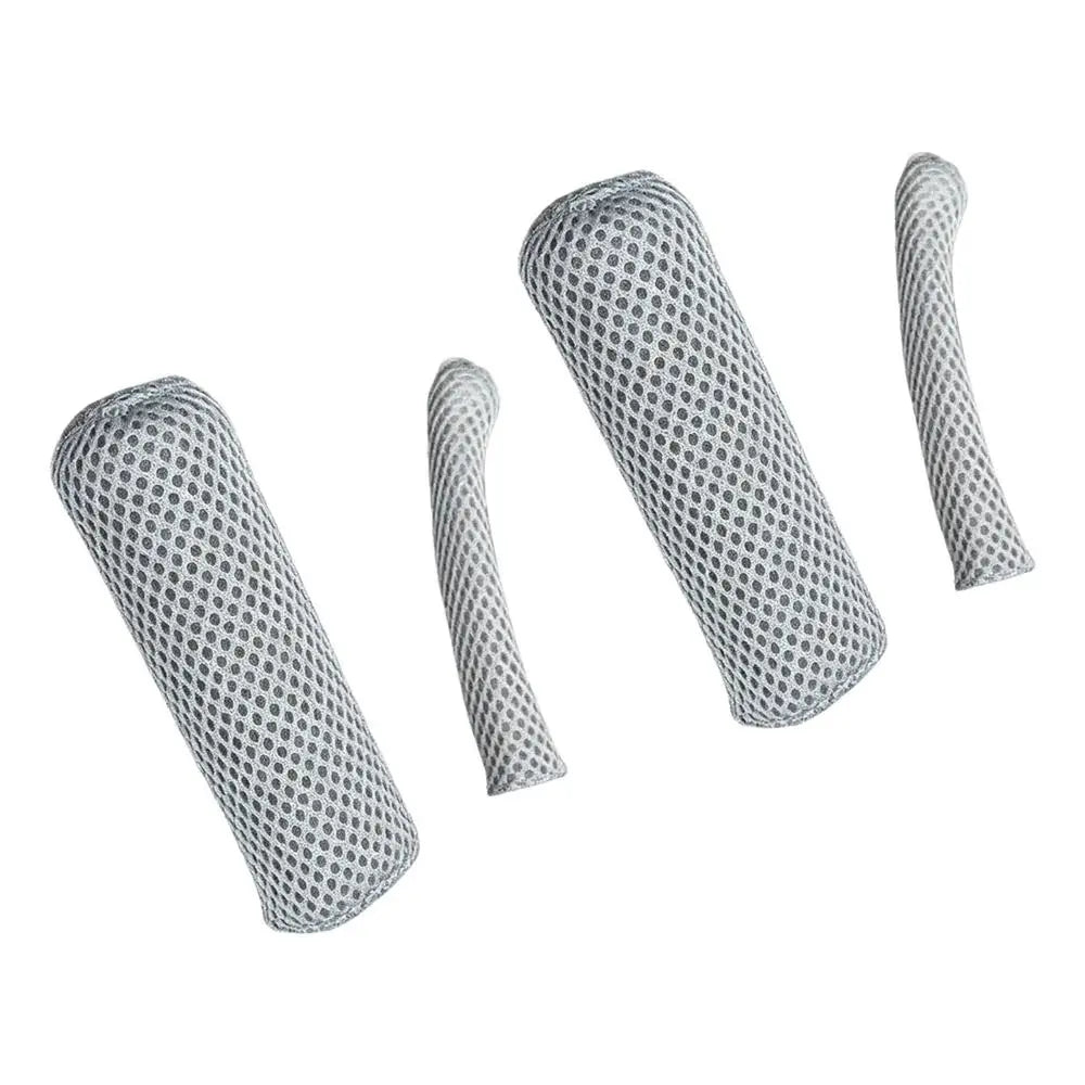 Ice Silk Motorcycle Grip Cover – Non-Slip Breathable Sleeve Handlebar Grip Cover Zpaxo Gray