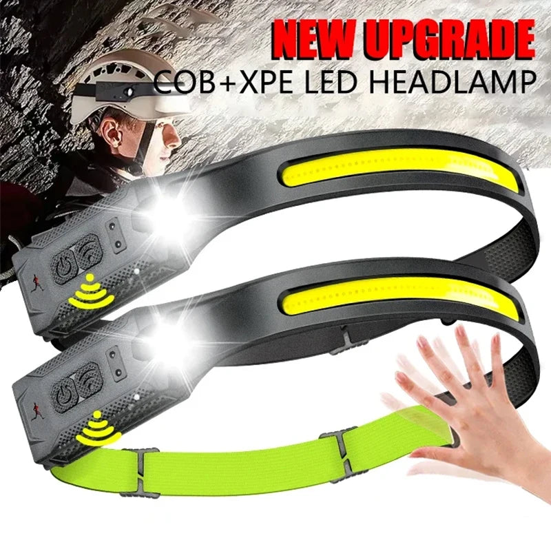 KDULIT Rechargeable LED Headlamp – 5 Modes, 350+ Lumens