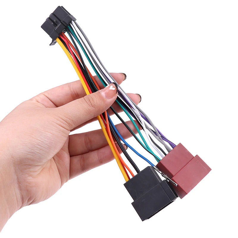 CMCar CD Tail Line Stereo Radio Player ISO Wiring Harness Connector