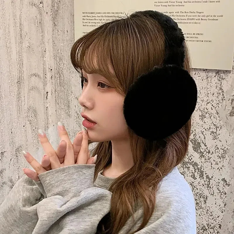 Soft Plush Ear Warmers – Winter Earmuffs for Women & Men