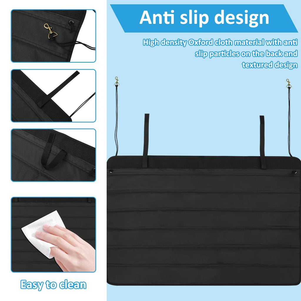 Nonslip Trunk Mat Bumper Guard Wear Resistant Rear Bumper Protector Foldable Universal Trunk Mat for SUV Vehicle 64cm * 94cm Zpaxo
