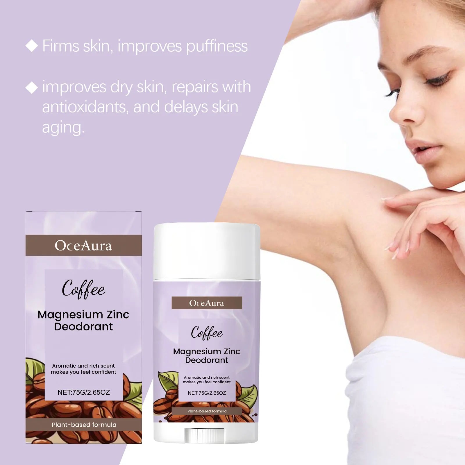 Natural Deodorant Stick for Sensitive Skin & Underarm Care Odor Control Long Lasting Portable Holiday Gift Set Freshness All Day Zpaxo