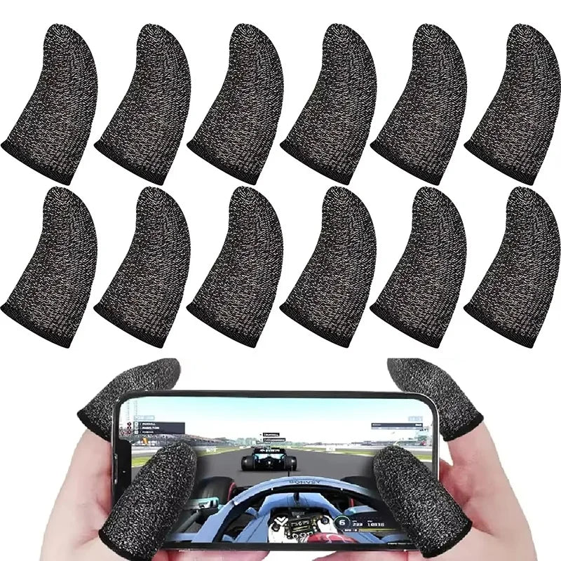 20 Mobile Game Fingertip Gloves Gamer Sweatproof Anti-slip Touch