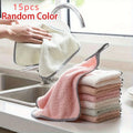 Thickened Towels Soft Absorbent Reusable Kitchen Bathroom Car Window