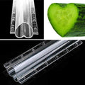1pc Cucumber Shaping Mold Five Pointed Star Shape Heart-shaped Garden Vegetable Growth Forming Mould Kitchen Cooking Tools drop Zpaxo Heart