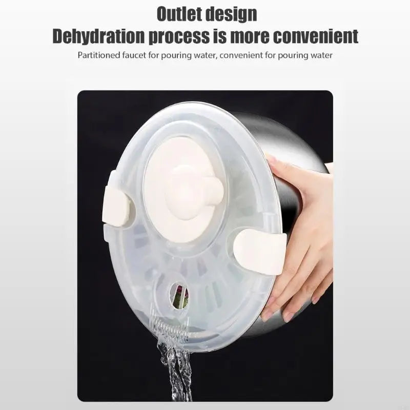 Reliable 6L Vegetable Dryer With Smooth Outer Layer For Safe And Clean Handling Zpaxo