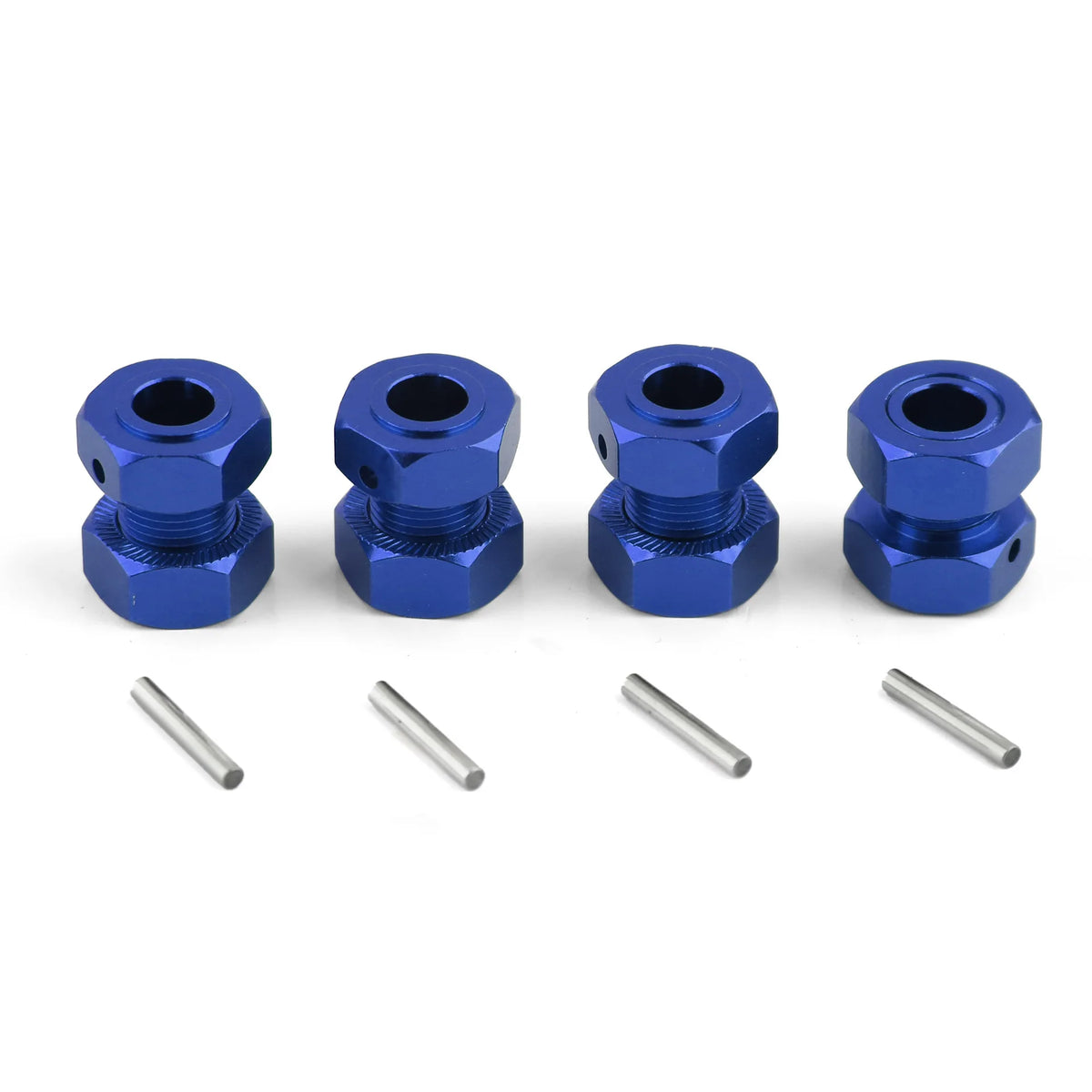 Metal Wheel Hubs Hex Hexagonal Union Anti-loosening Nut Upgrade Parts Zpaxo Blue