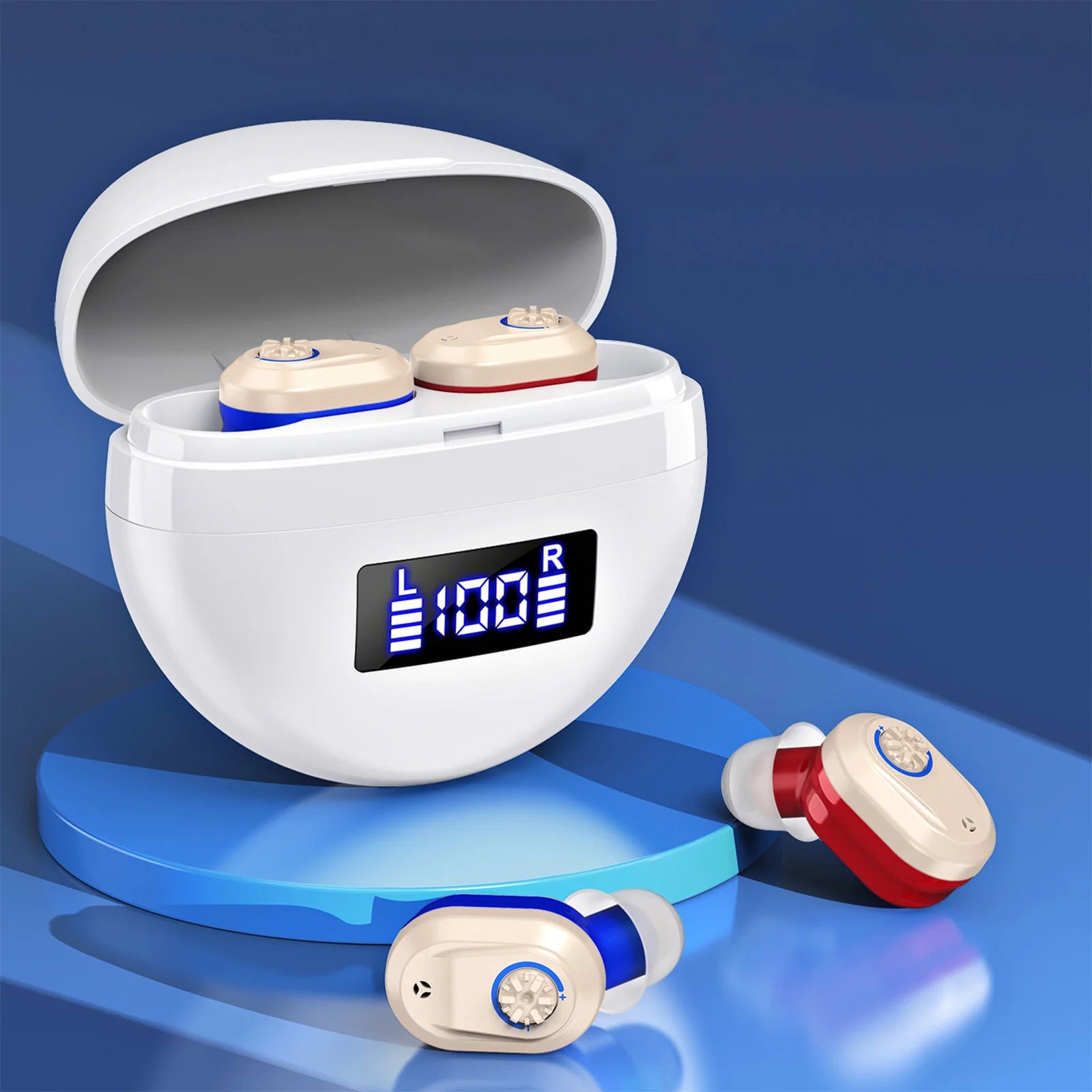 Fashionable Simple Hearing Amplifier Adjustable Volume Suitable Both