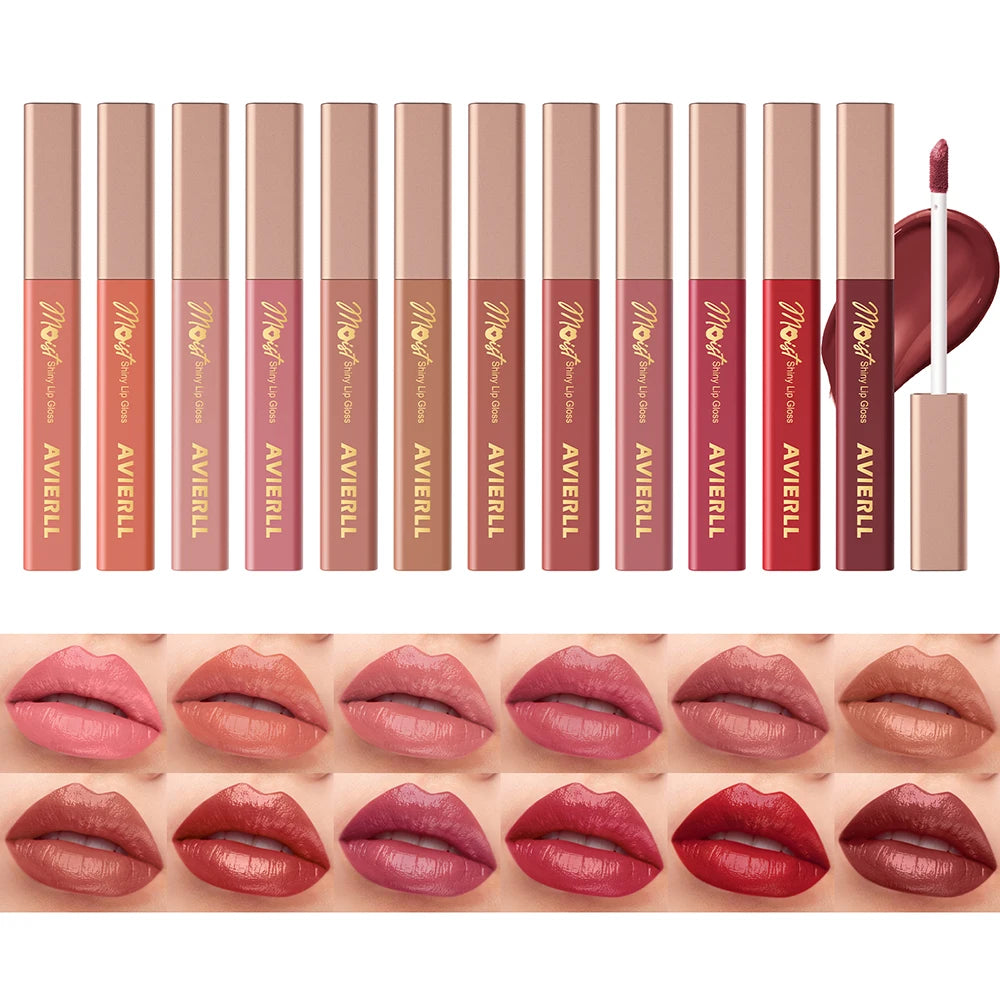 Lip Gloss Shiny Liquid Lipstick Long Lasting Moisturizing Non-sticky Zpaxo