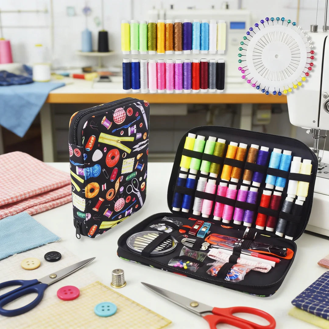 Needle Portable Mini Travel Household Sewing Box Set Sewing Kit Storage Bags Sundries Organizer Home Tools Sewing Accessories Zpaxo