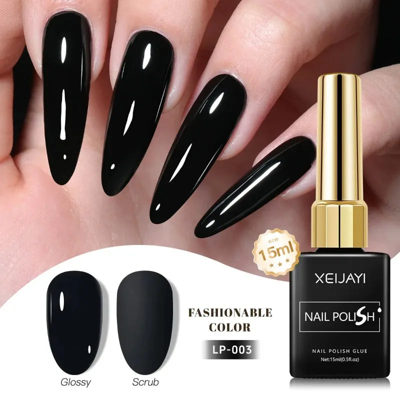 Colored Nail Varnish Gel 60 Colors Gloss Matte Ice-clear Nails Polish Zpaxo 03
