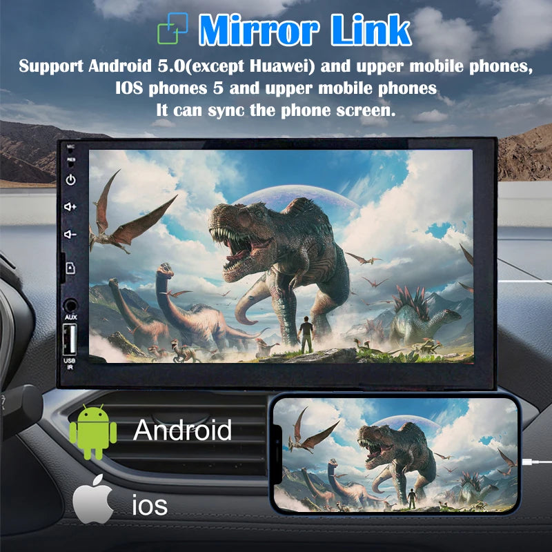 Car Multimedia Player HD Touch Screen Supports Carplay Android Auto Zpaxo