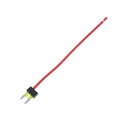 1PC Car Fuse Holder Add-a-circuit TAP Adapter Mini ATM APM Blade MINI Simple Safety Device 12V 10A 15A 20A Zpaxo 20A yellow