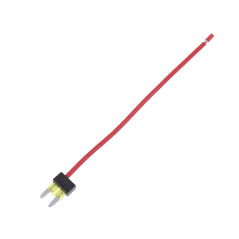 1PC Car Fuse Holder Add-a-circuit TAP Adapter Mini ATM APM Blade MINI Simple Safety Device 12V 10A 15A 20A Zpaxo 20A yellow