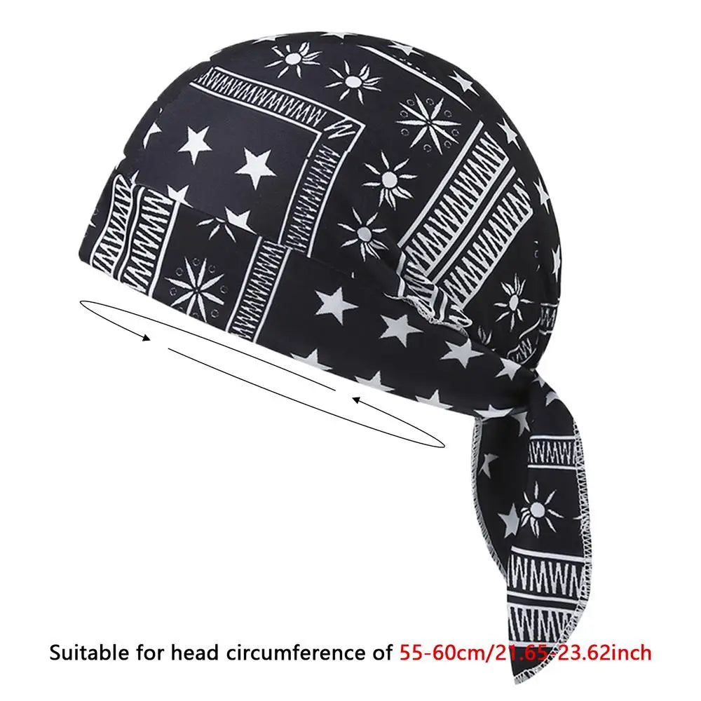 Do Rag Stretch Breathable Sweat Wicking Headscarf Skull Caps Beanie Zpaxo C
