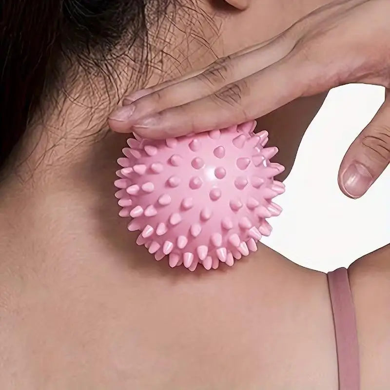 1pcs random Hedgehog Foot Massage Ball – PVC Spiky for Muscle Relaxation, Yoga & Fitness, Colorful Zpaxo