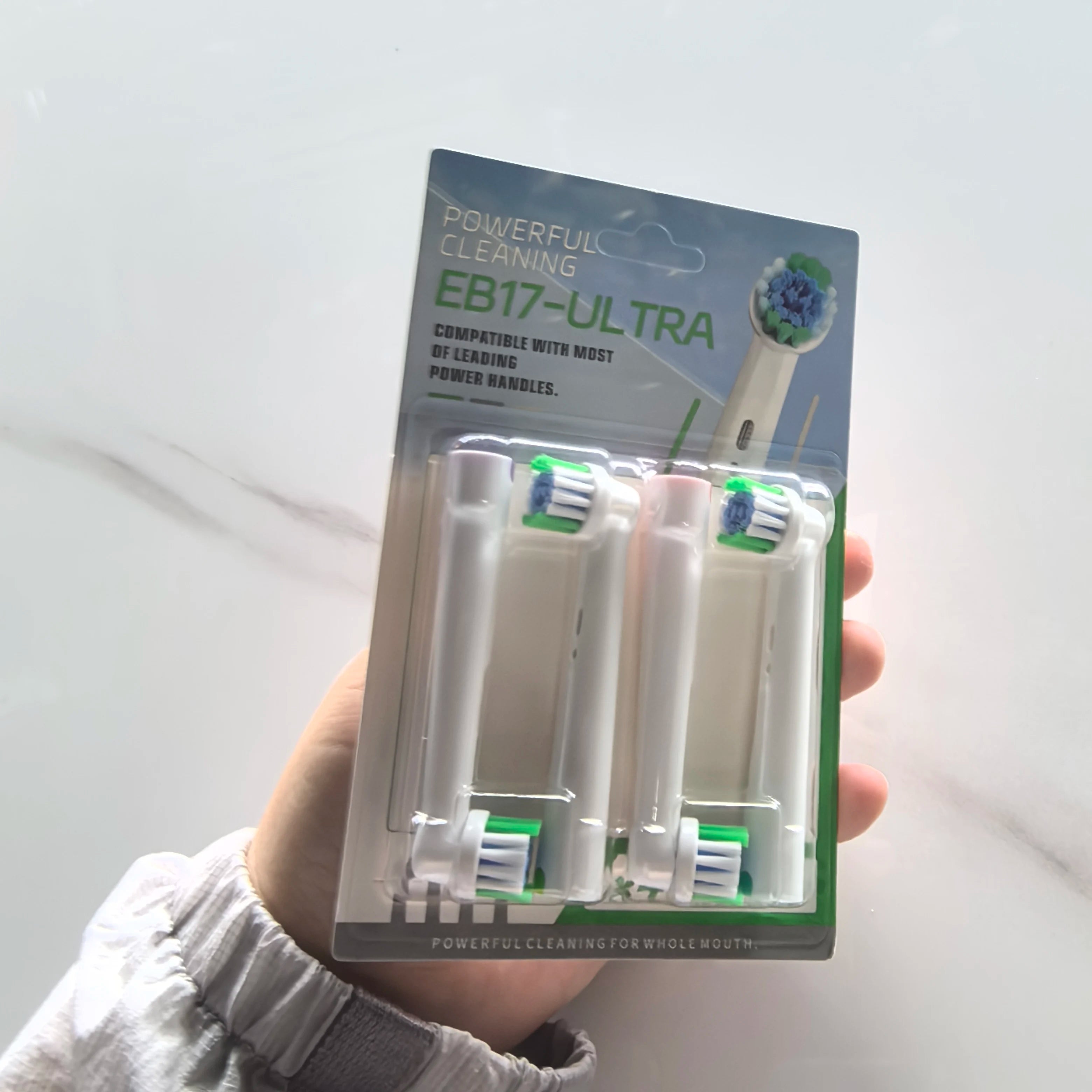 12types Toothbrush Heads Replacement For Oral B PRO Models 600 650 670 2000 2500 2900 3000 3500 3900 Soft Bristles Health Care Zpaxo EB17Ultra-4pcs