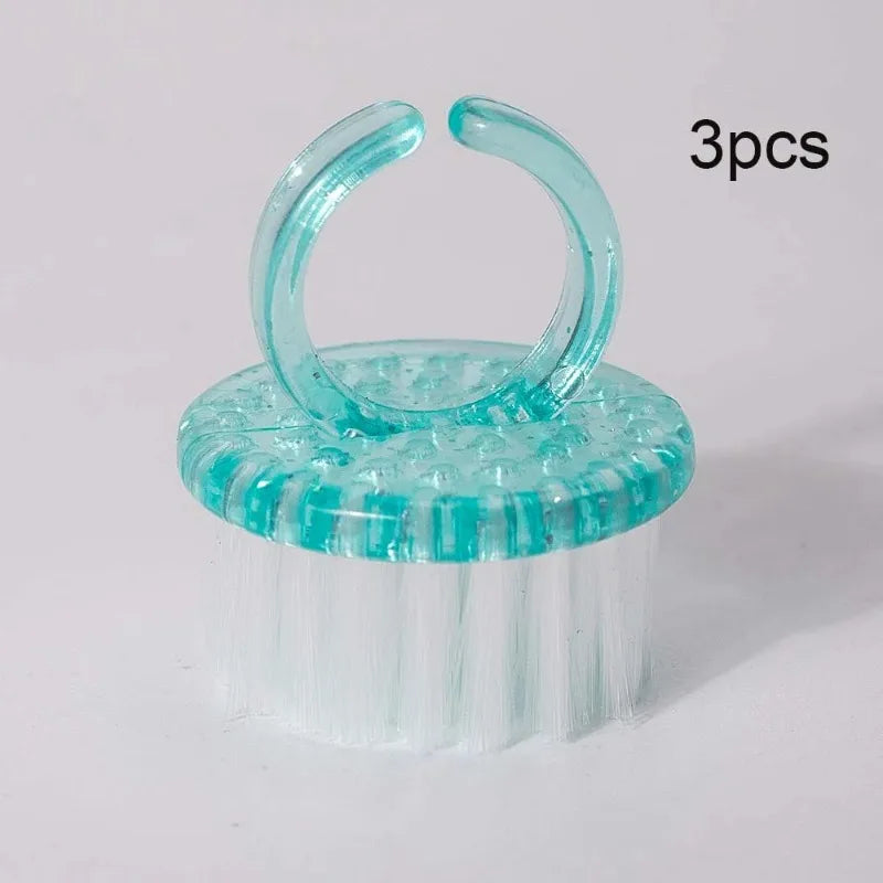 1- Plastic Nail Brushes Colorful Hand Scrubbing Cleaning Brush Dust