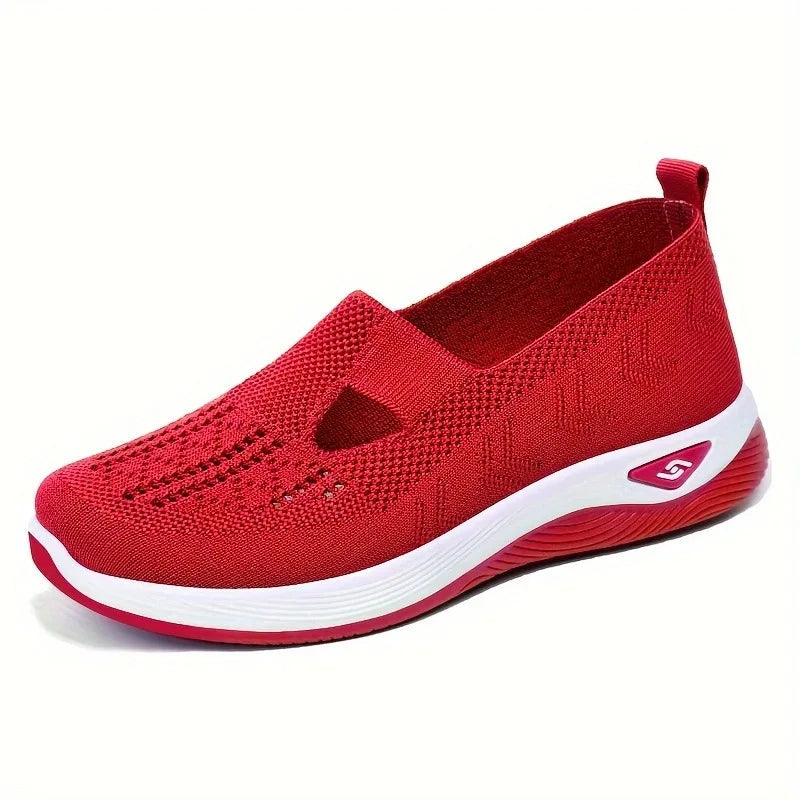 Women's Shoes Spring Middle Aged Elderly Mom Soft Soled Breathable Zpaxo