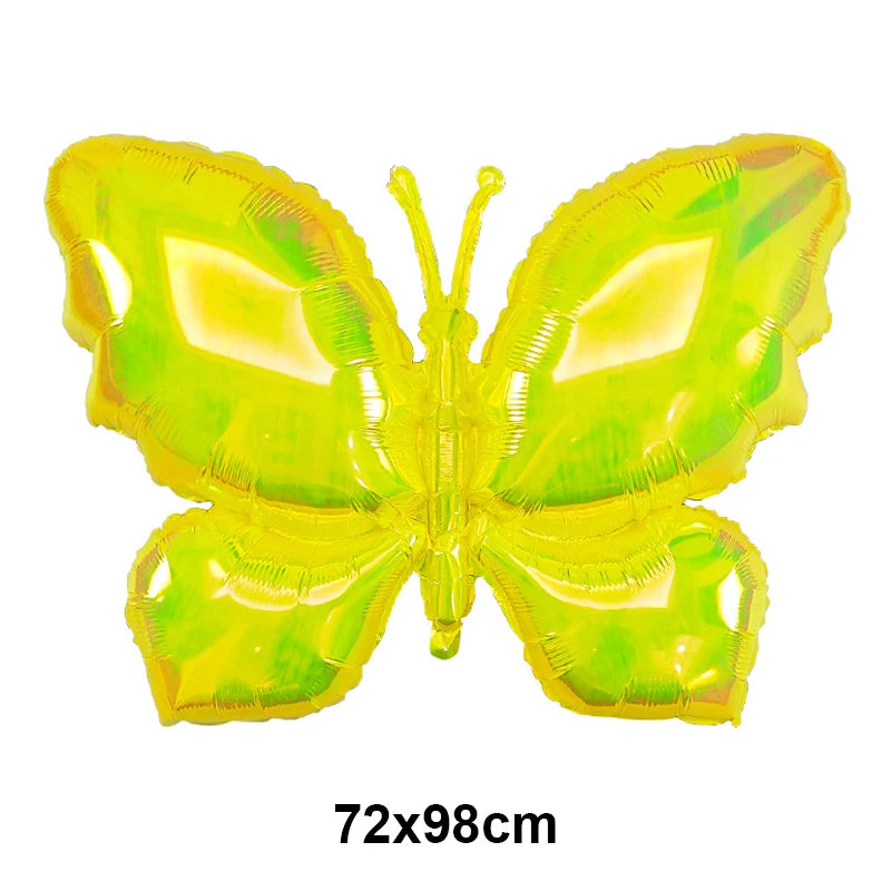 Large Butterfly Aluminum Foil Balloons Helium Air Globos Birthday