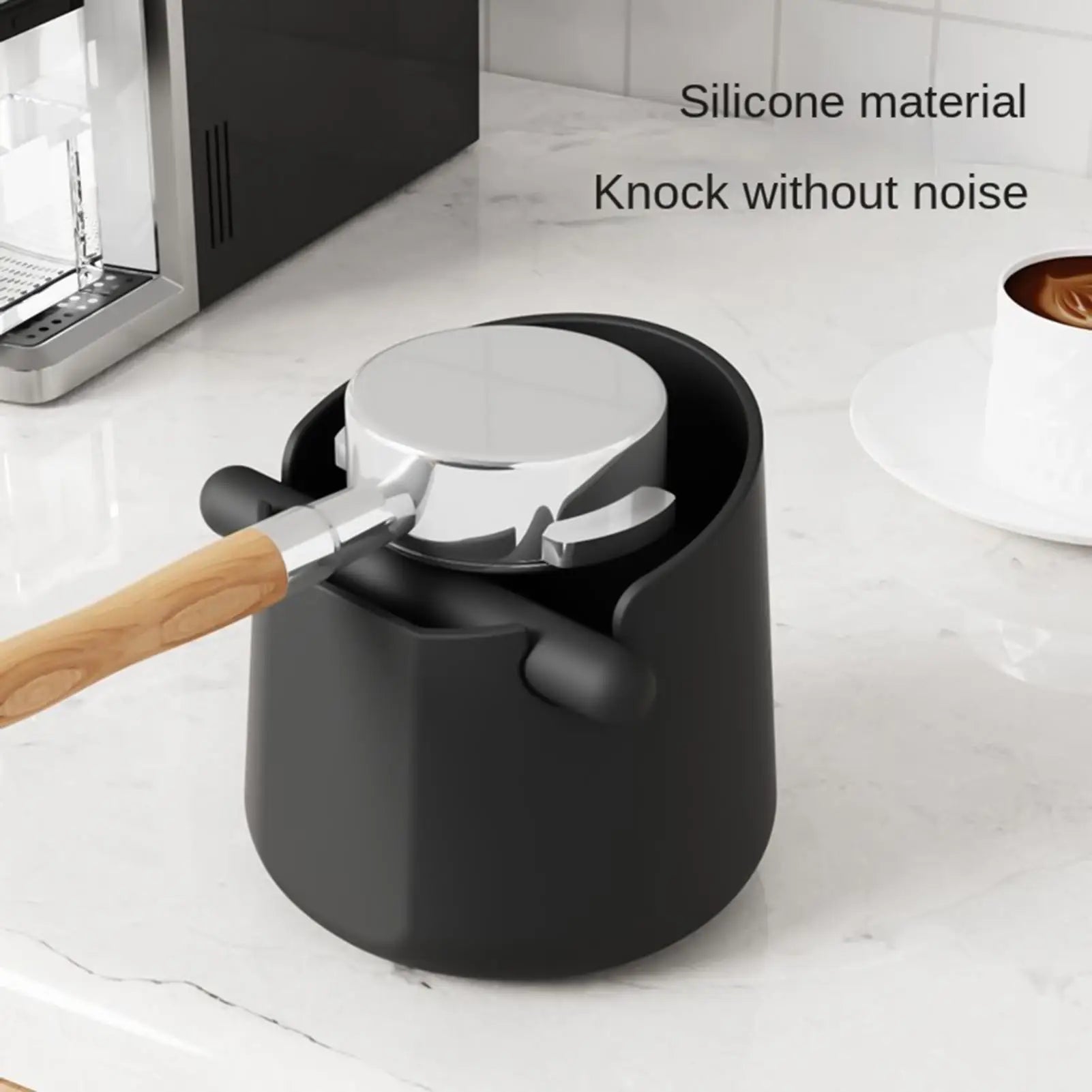 Coffee Knock Box Shock Absorbent Puck Container Bin Espresso Machine