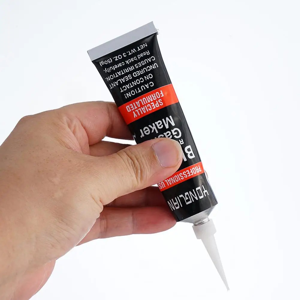 1Pcs RTV Silicone Gasket Maker Black Hi-Temp Sealant For Engines Automotive Sealant With Oil Resistance Car Accessories Zpaxo