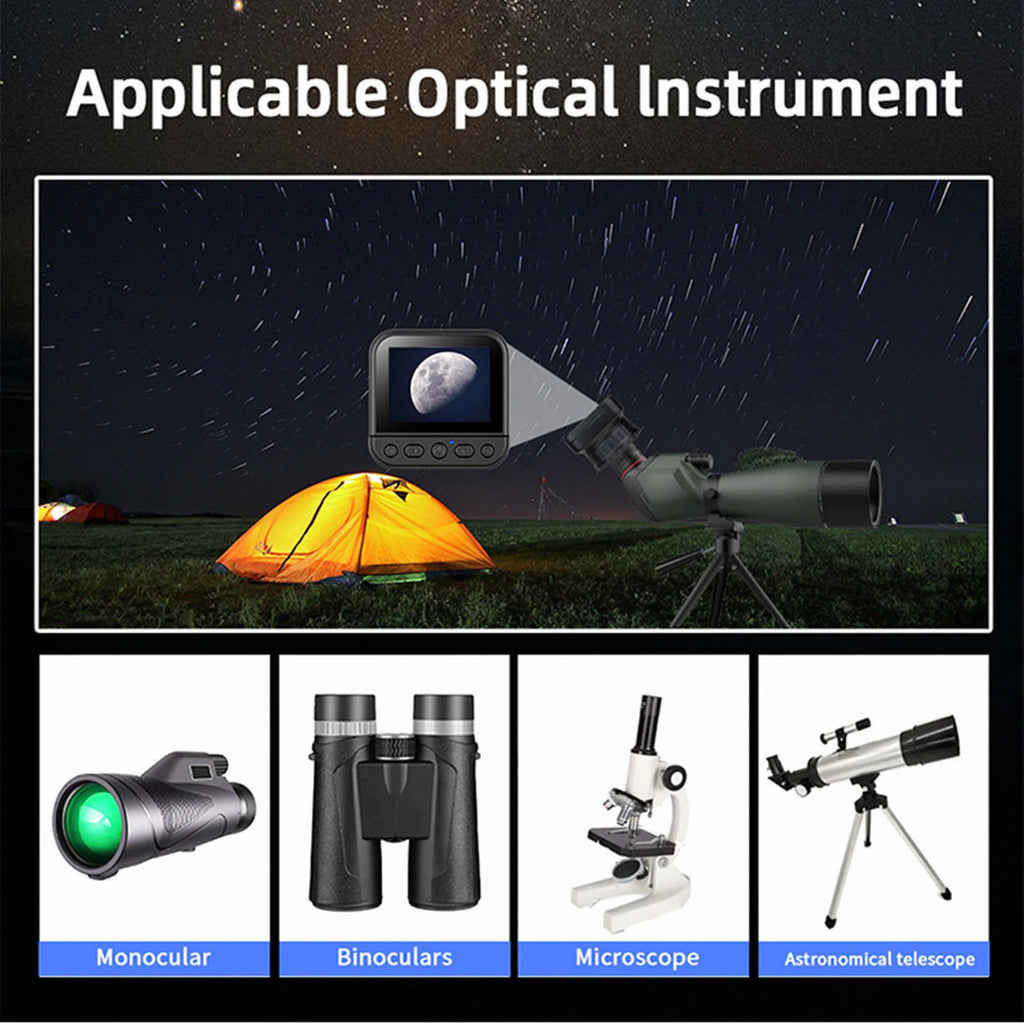 Wifi Telescope Eyepiece Camera 64MP 4K Digital Electronic Screen