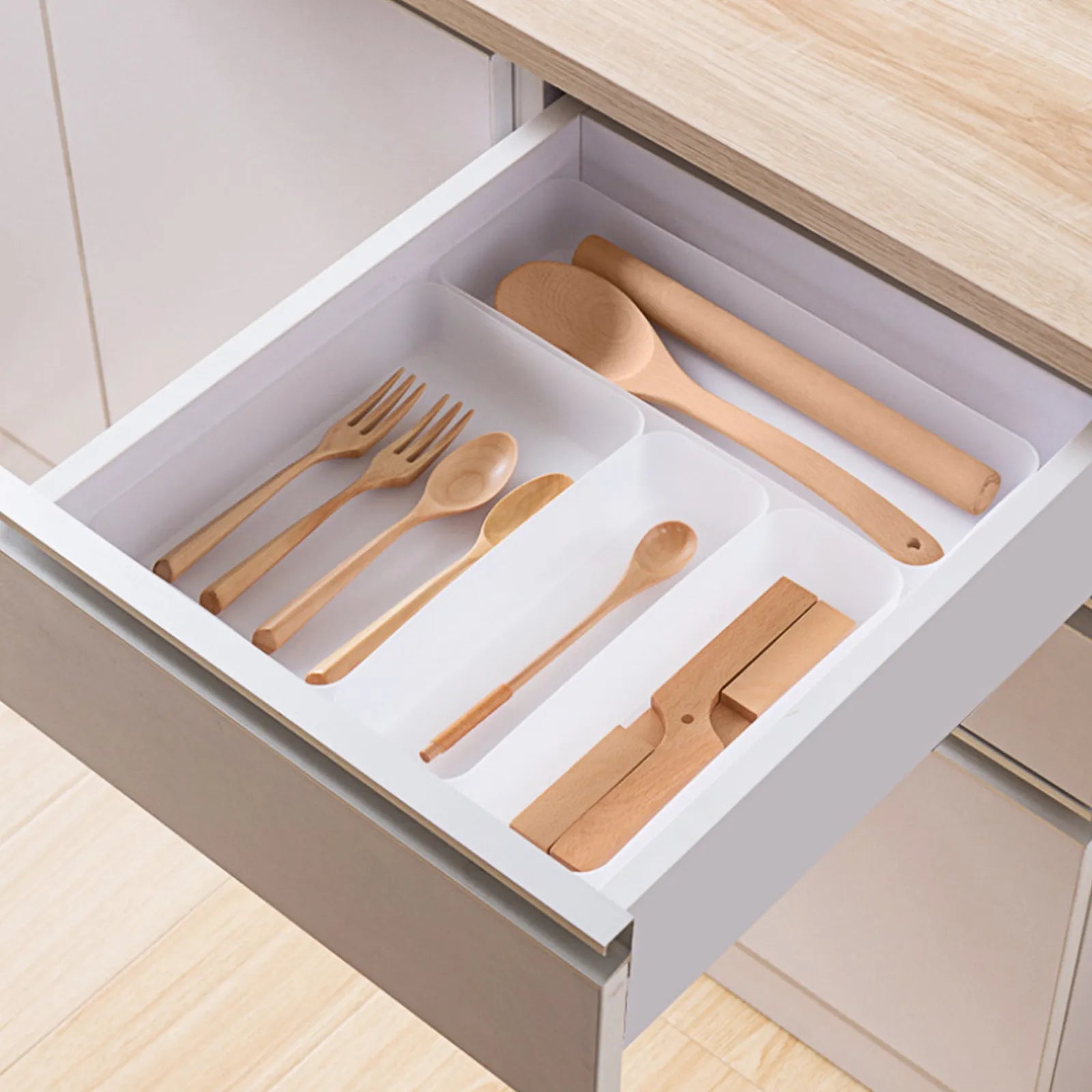 Storage Box Multipurpose Organizer White Drawer Case Stationery