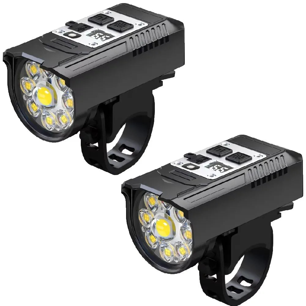 LED Bike Light Set – USB-C Rechargeable Front & Rear Lights