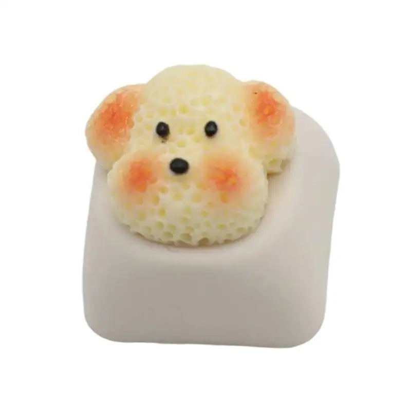 652F Dog Resin Keycap Unique Durability for Mechanical Keyboard Keycaps Zpaxo