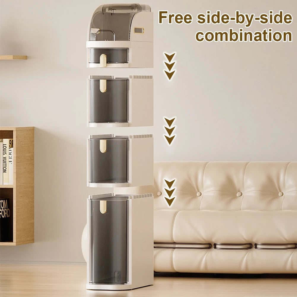 3 Tier Movable Gap Storage Rack Utility Cart Shelf Kitchen Bathroom