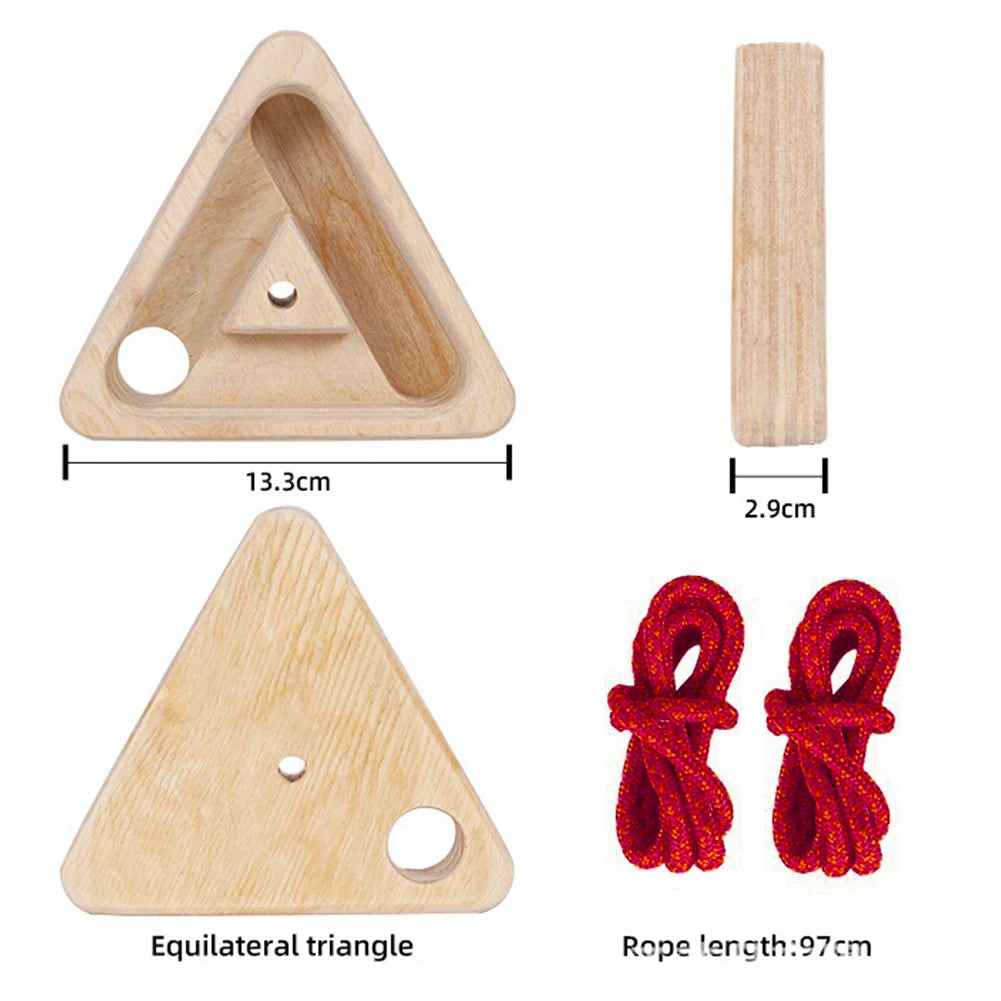 Climbing Triangle Fingerboard Multifunctional Wooden Rock Climb