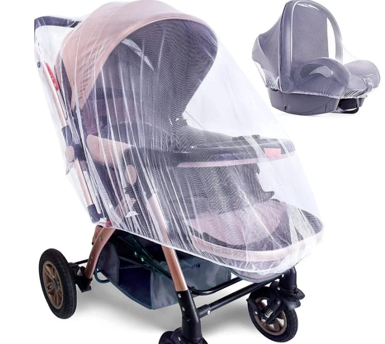 Baby Stroller Supplies Full Face Mosquito Cover Net Durable