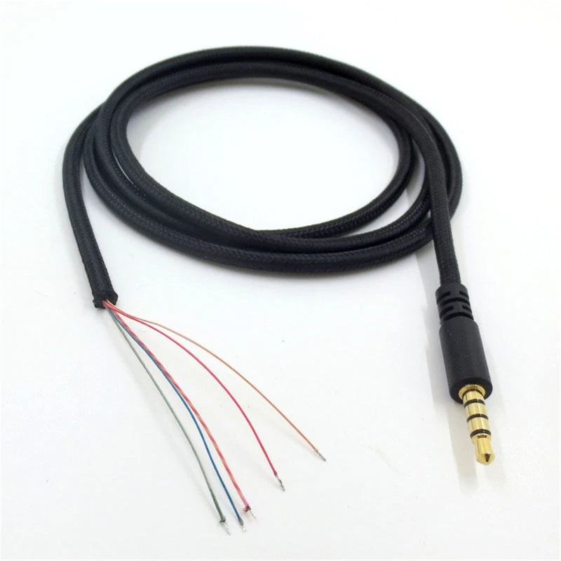 Headphone Cable Male Plug Jack Connector Audio Cord Line Hyper X