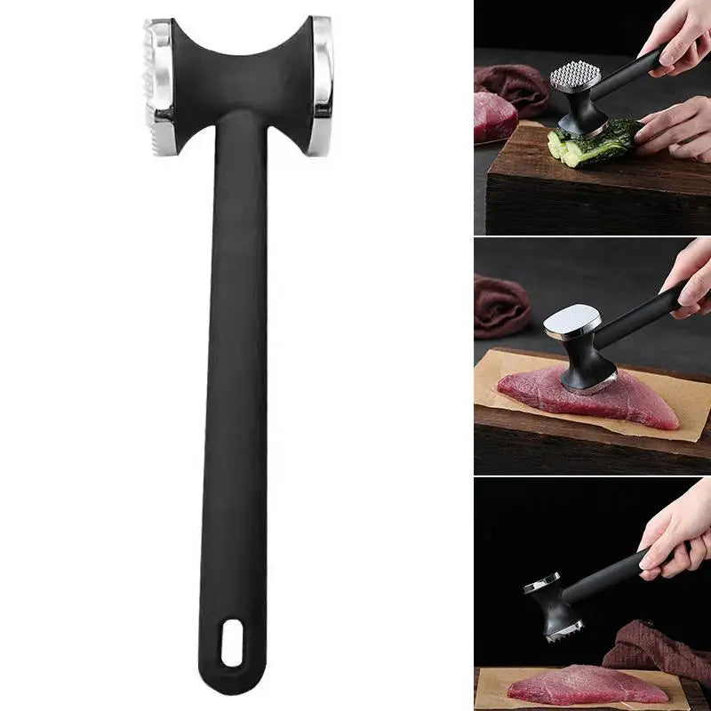 Alloy Head Meat Tenderizing Mallet Hammer Tool for Kitchen Flattening Tenderizing Beef Chicken Pork Efficient Meat Prep Zpaxo