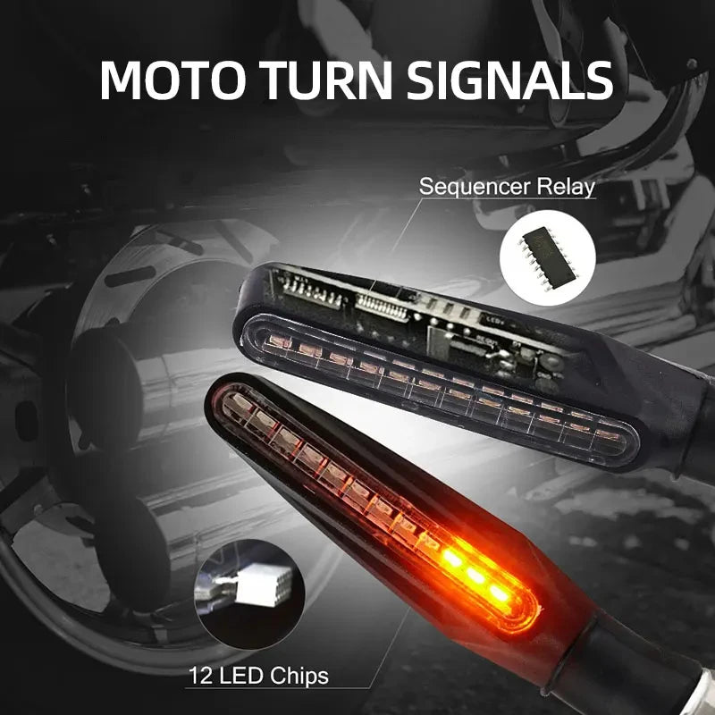 Motorcycle Flash Flowing Turn Signal Light Brightness CSP 2835 SMD