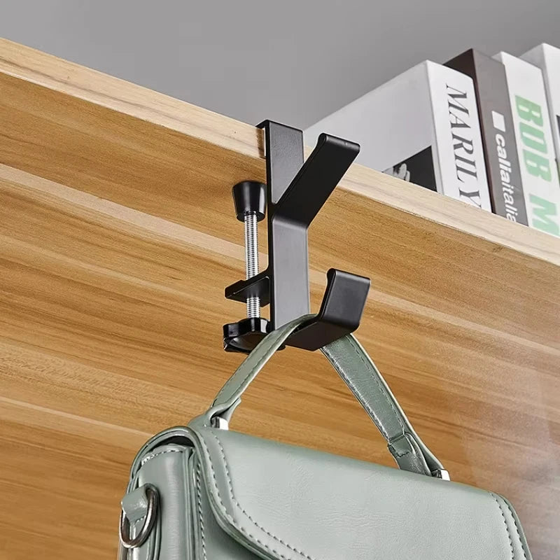 Desk Edge Hook Multi Functional Headphones Stand Table Side Hanging Storage Rack For Gaming Headset Bag Universal Metal Holder Zpaxo