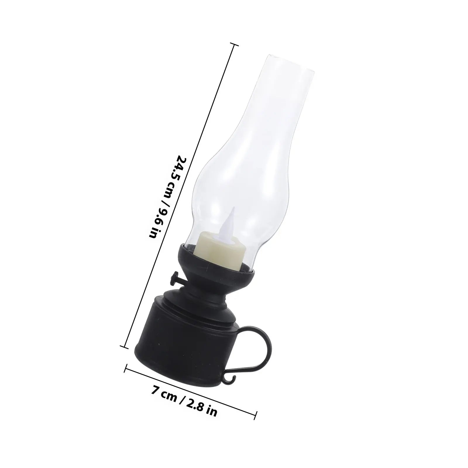 Vintage LED Lantern Flameless Portable Handheld Light for Home Table Decor Wedding Centerpieces Tent Outdoor Use Zpaxo