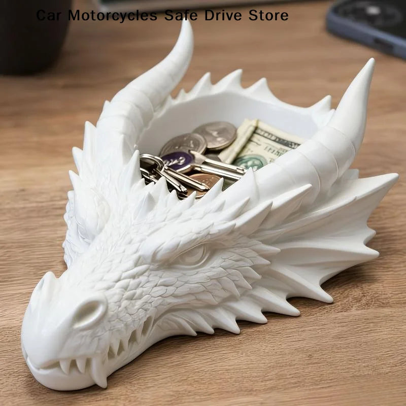 3D Print Dragon Head Storage Tray Multi-functional Funny Jewelry
