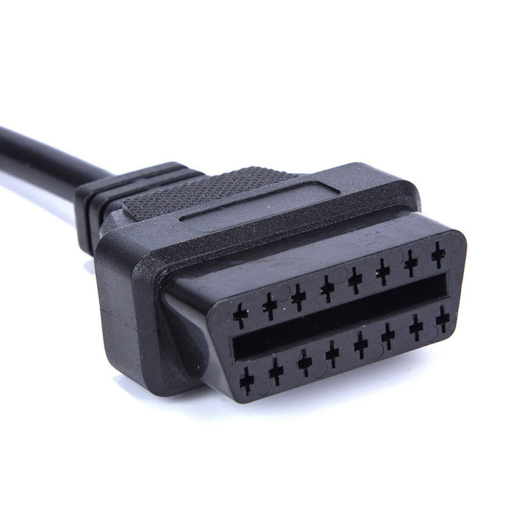 12Pin OBD1 Male 16Pin OBD2 Female Convertor Adapter Cable GM