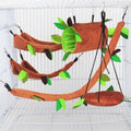 Plush Cotton Hamster Hammock Round Swing Rats Rodent Small Animal