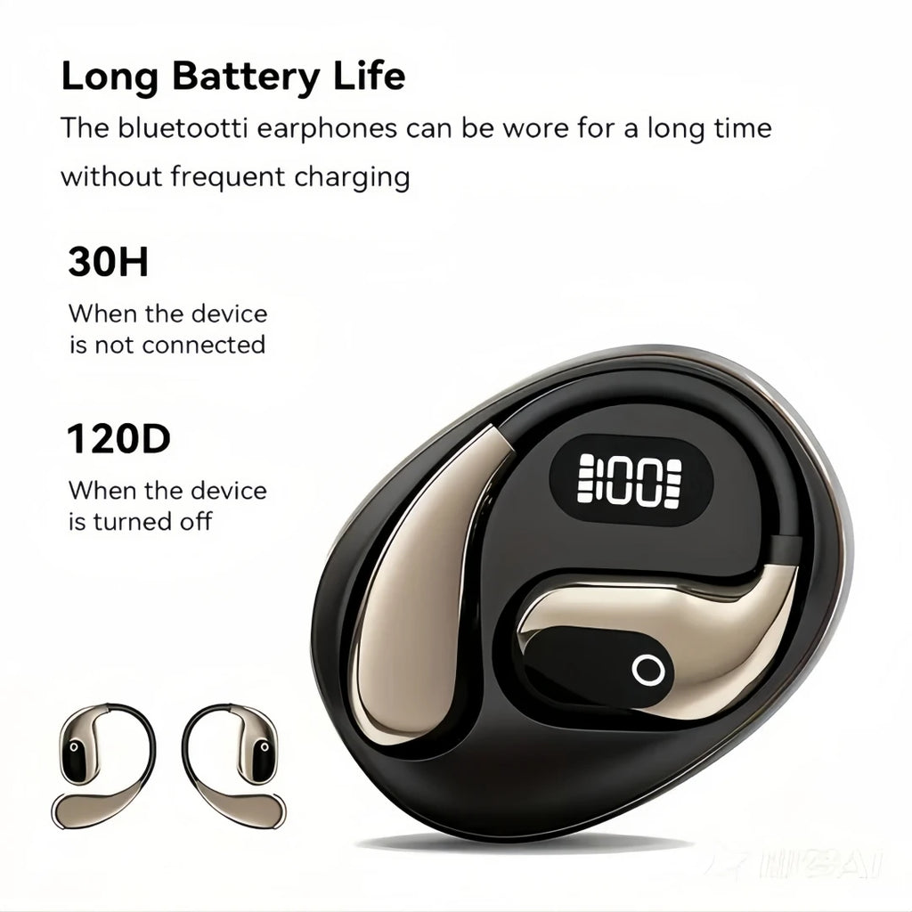 Ear Buds Wireless Earbuds Bluetooth Headphones 80H Playtime LED